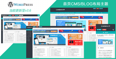 WordPress主題 wpdx 響應式CMS/Blog 雙布局5色可選含用戶中心主題[v3.6版]