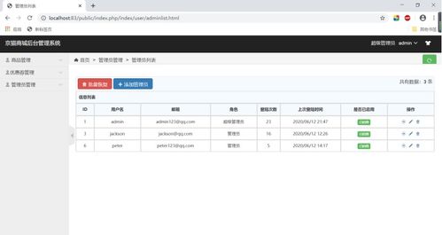 web應(yīng)用系統(tǒng)開發(fā) 基于thinkphp5的商品后臺管理系統(tǒng)
