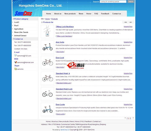 semcms英文外貿(mào)企業(yè)網(wǎng)站 v3.5免費下載 網(wǎng)頁制作大寶庫asp源碼下載