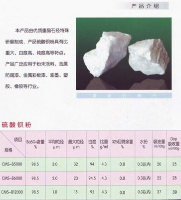 合山化工CMS-B5000(1250目)超微細重晶石硫酸鋇粉_精細化學品_世界工廠網(wǎng)
